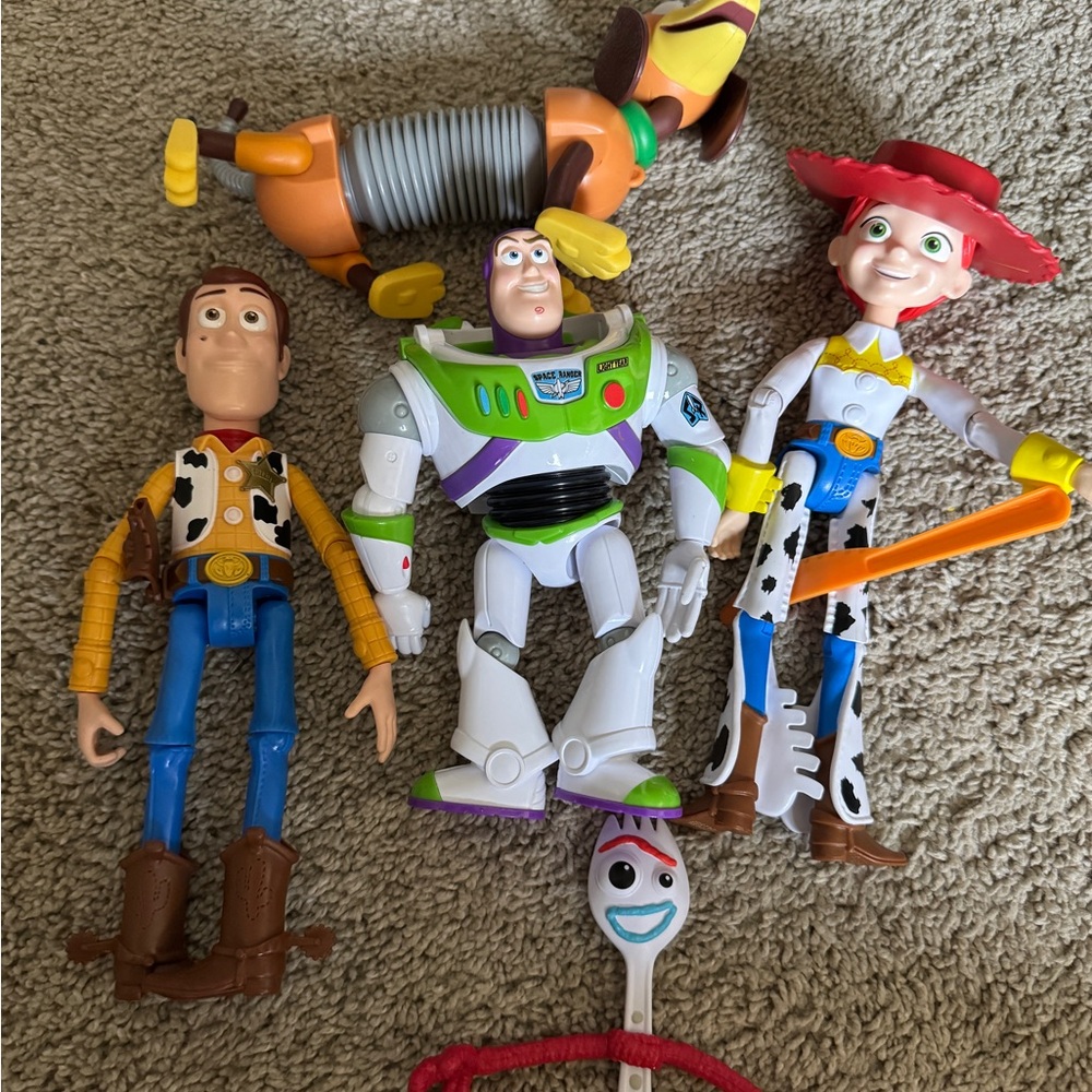 Disney Toy Story Action Figures - Woody, Buzz, Jessie & Forky - Picture 2 of 3